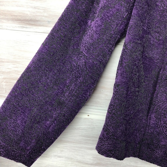 Renaissance Blazer Jacket Purple Tapestry M - Picture 6 of 6
